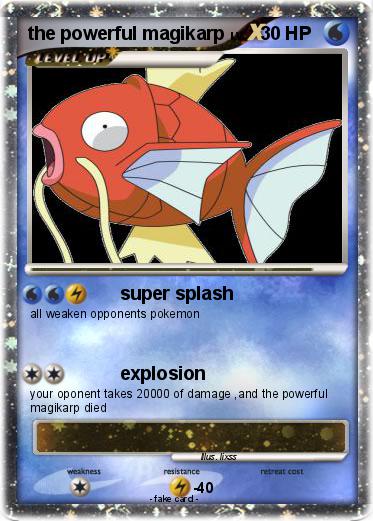 Pokemon the powerful magikarp