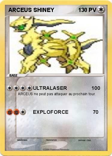 Pokemon ARCEUS SHINEY