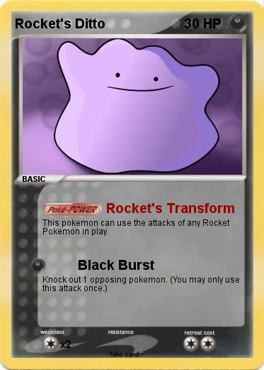 Pokemon Rocket's Ditto