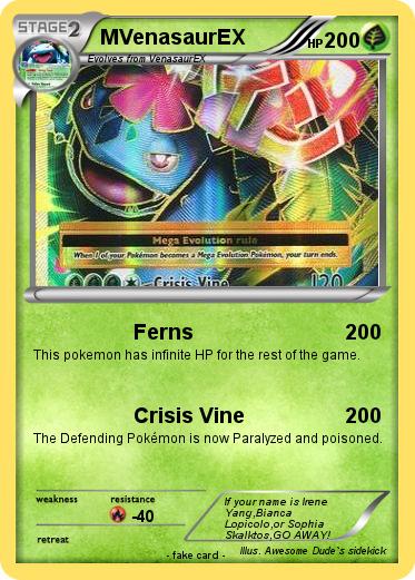 Pokemon MVenasaurEX