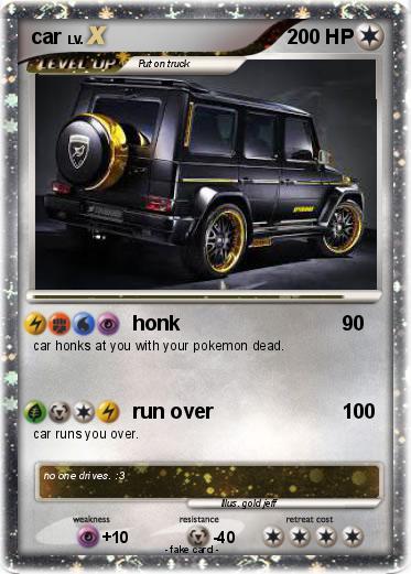 Pokemon car