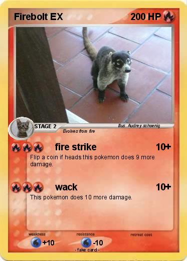 Pokemon Firebolt EX