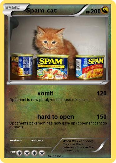 Pokemon Spam cat