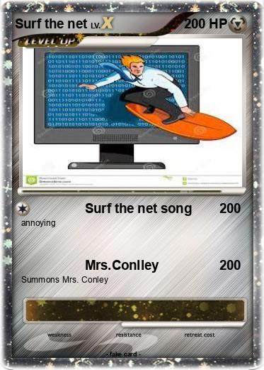 Pokemon Surf the net