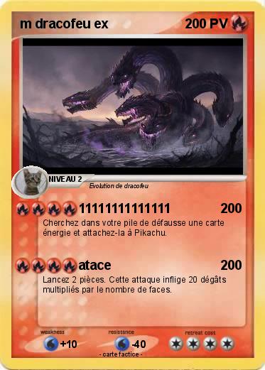 Pokemon m dracofeu ex