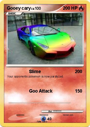 Pokemon Gooey cary
