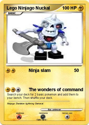 Pokemon Lego Ninjago Nuckal