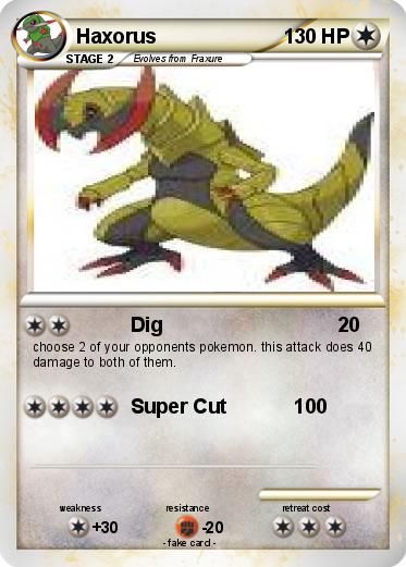 Pokemon Haxorus