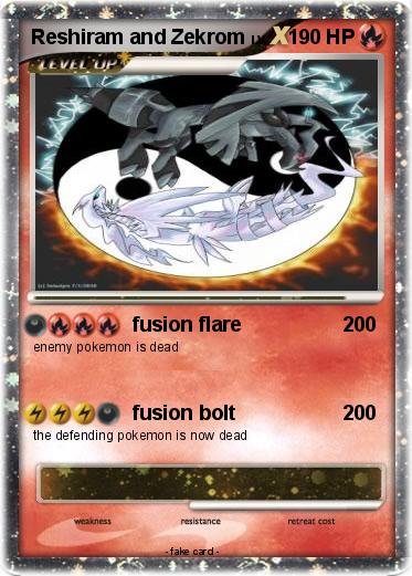 Pokemon Reshiram and Zekrom