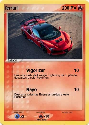 Pokemon ferrari