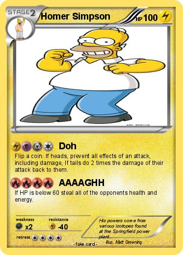 Pokemon Homer Simpson