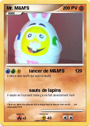 Pokemon Mr. M&M'S