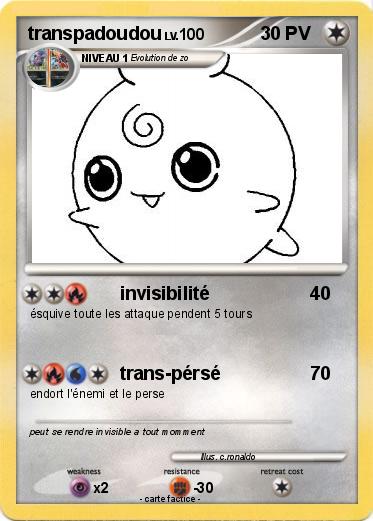 Pokemon transpadoudou