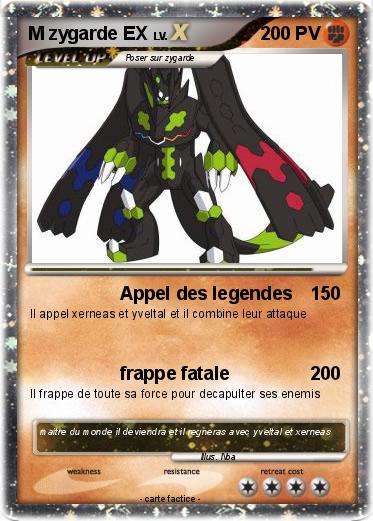 Pokemon M zygarde EX