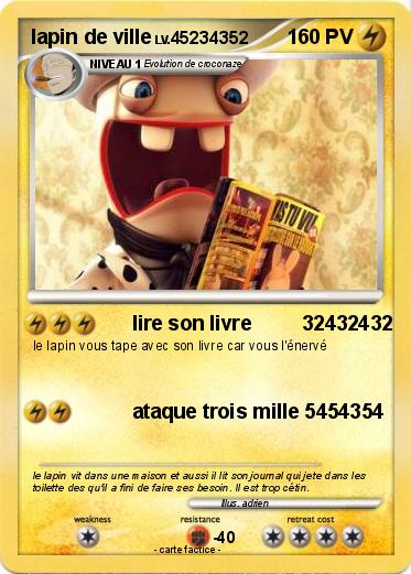 Pokemon lapin de ville