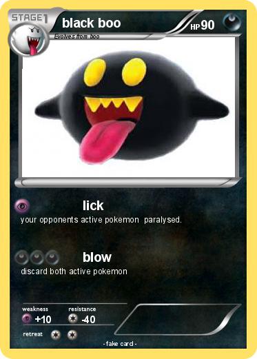 Pokemon black boo
