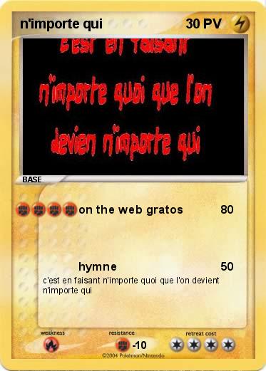 Pokemon n'importe qui