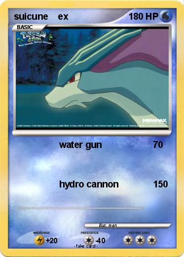 Pokemon suicune    ex