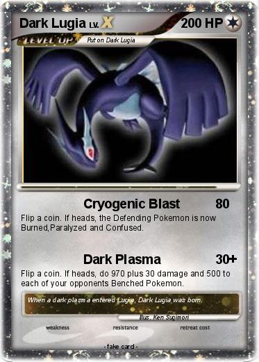Pokemon Dark Lugia