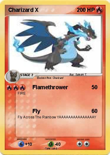 Pokemon Charizard X