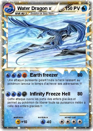 Pokemon Water Dragon x