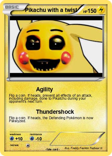 Pokemon Pikachu with a twist