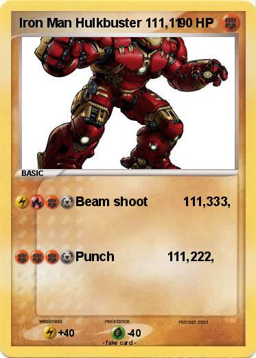 Pokemon Iron Man Hulkbuster 111,11