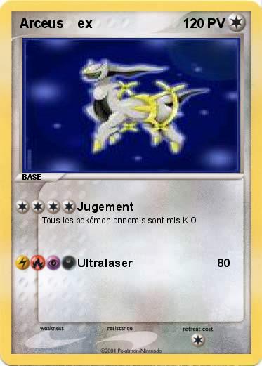 Pokemon Arceus    ex