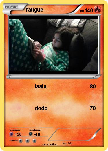 Pokemon fatigue