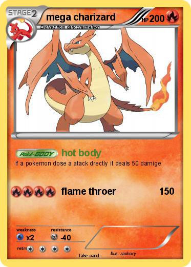 Pokemon mega charizard