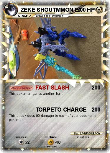 Pokemon ZEKE SHOUTMMON EX