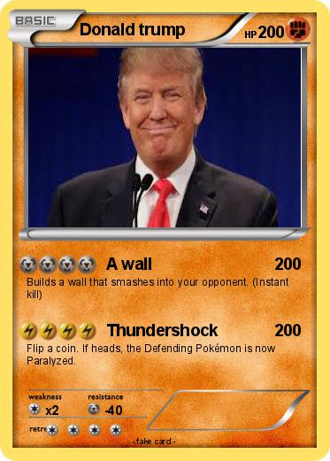Pokemon Donald trump