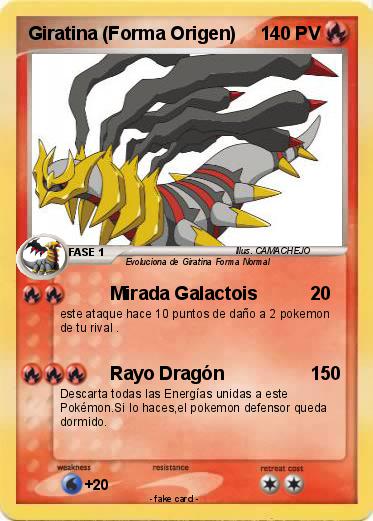 Pokemon Giratina (Forma Origen)