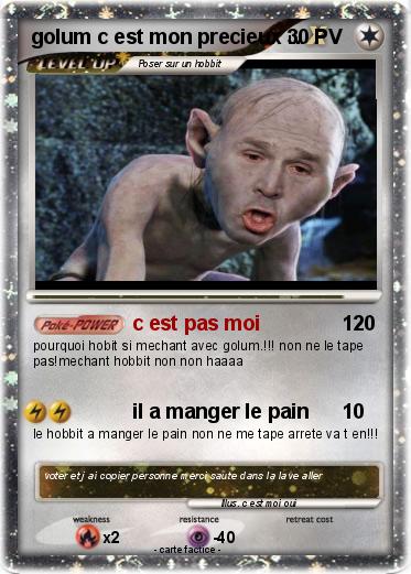 Pokemon golum c est mon precieux