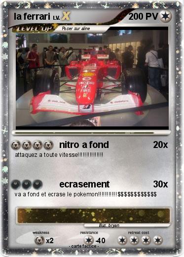 Pokemon la ferrari
