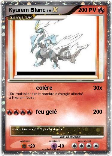 Pokemon Kyurem Blanc