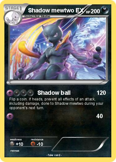 Pokemon Shadow mewtwo EX