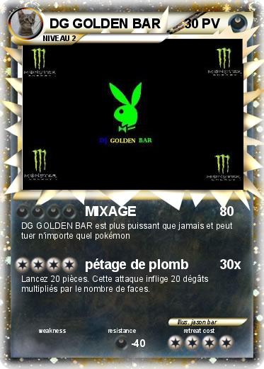 Pokemon DG GOLDEN BAR