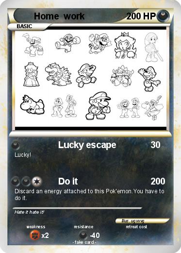 Pokemon Home  work