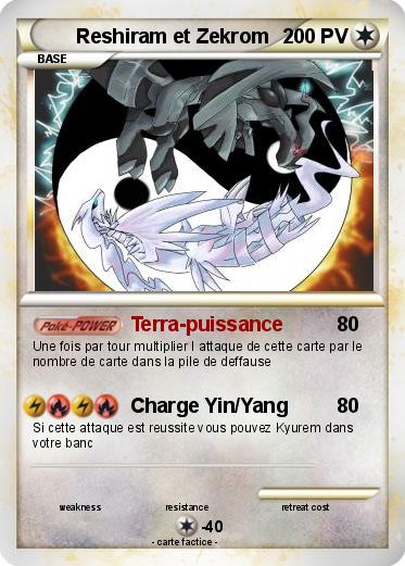 Pokemon Reshiram et Zekrom