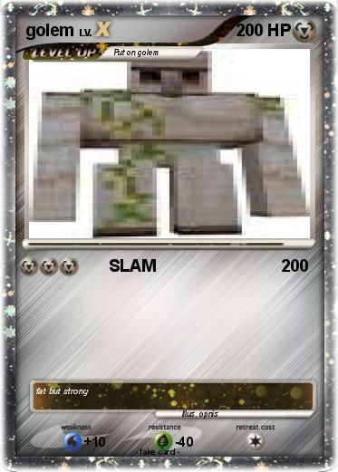 Pokemon golem