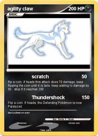 Pokemon agility claw