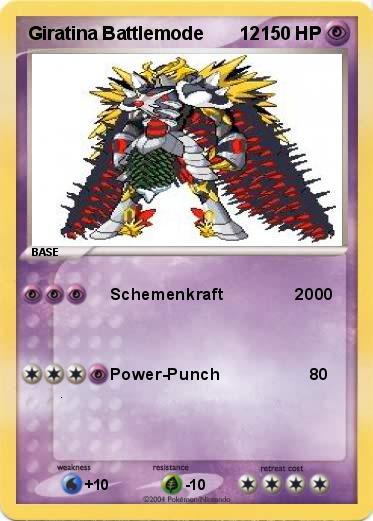 Pokemon Giratina Battlemode       12       