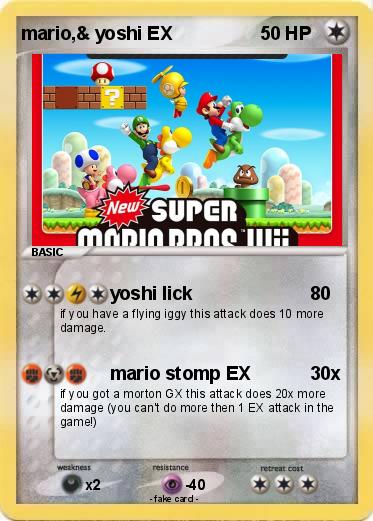Pokemon mario,& yoshi EX