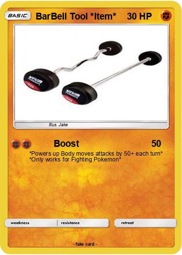 Pokemon BarBell Tool *Item*