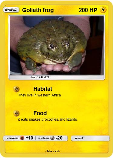 Pokemon Goliath frog