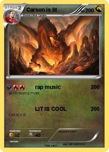 Pokemon Carson is lit