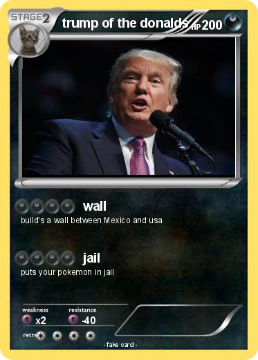 Pokemon trump of the donalds