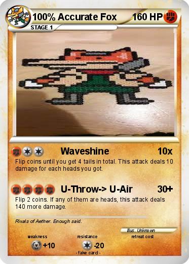 Pokemon 100% Accurate Fox