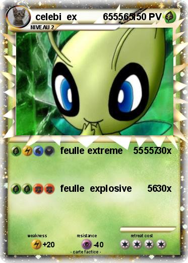 Pokemon celebi  ex          655565